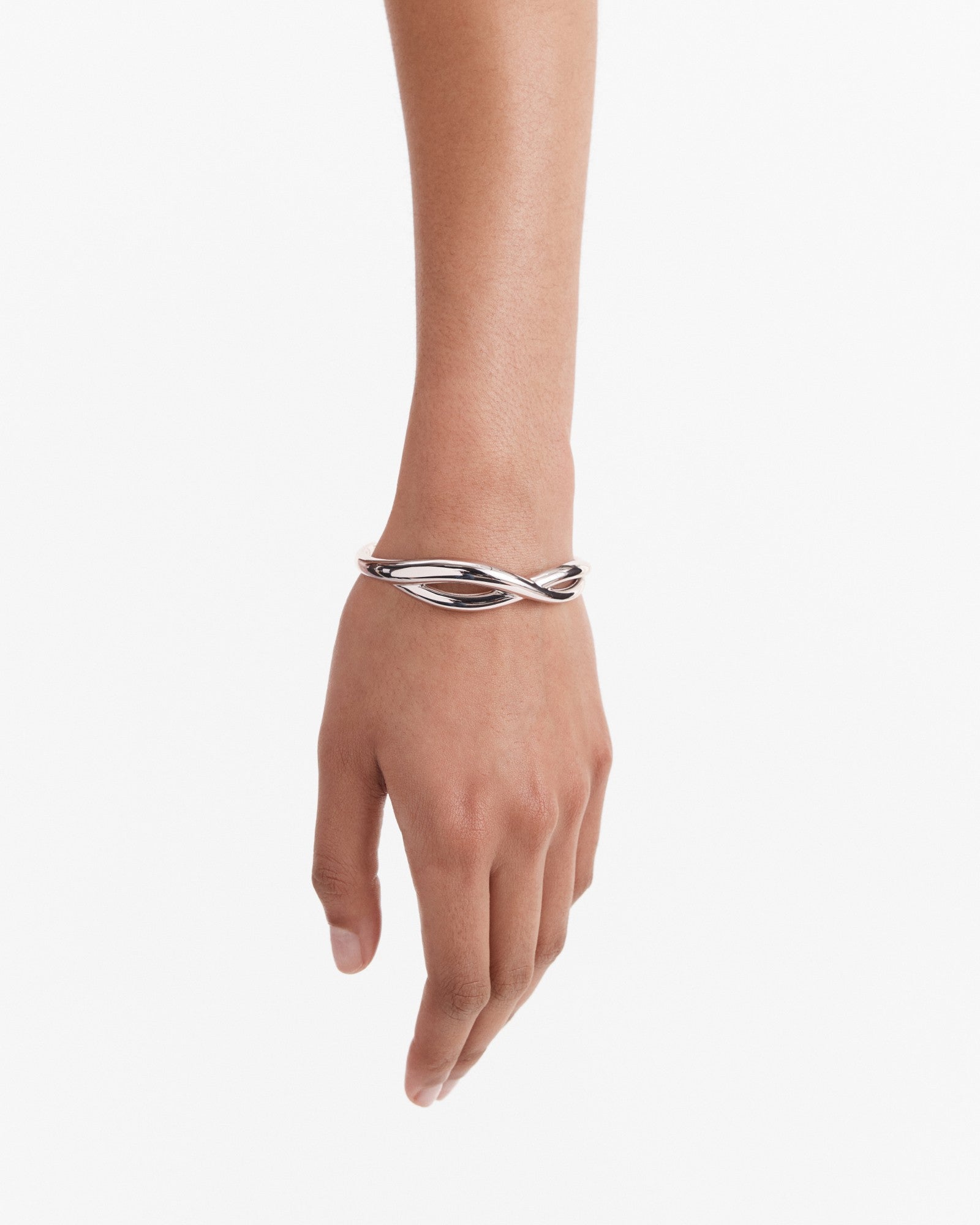 Unwind Cuff Bracelet - Silver