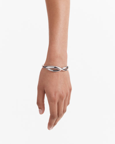 Unwind Cuff Bracelet - Silver