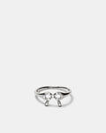 Baby Bow Ring - Silver