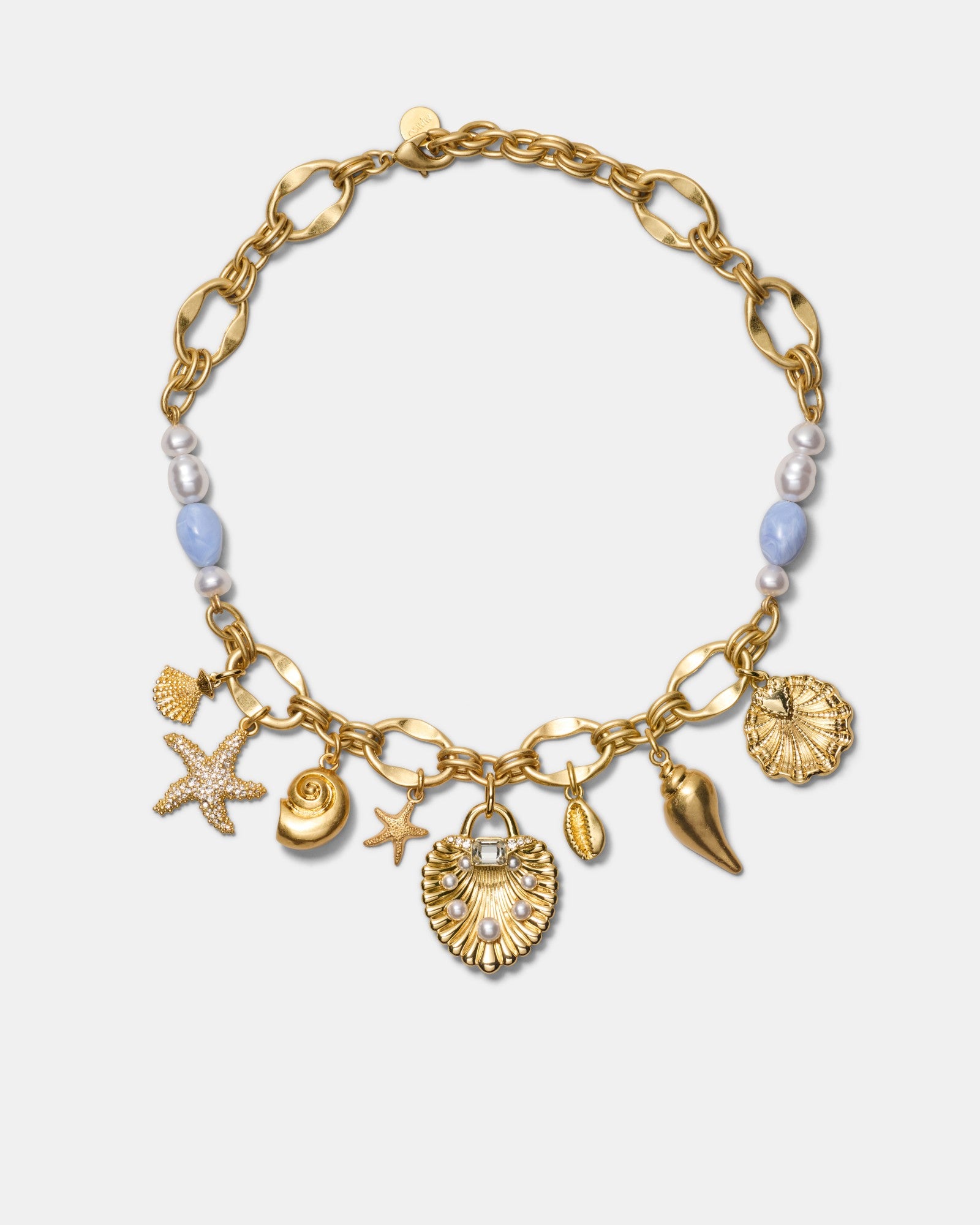 Undersea Charm Necklace - Gold