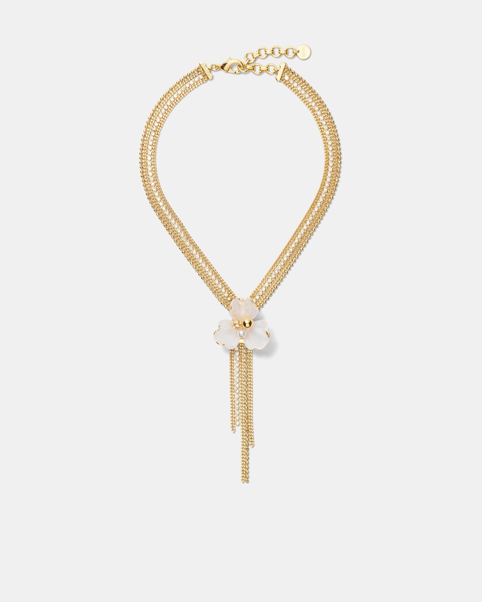 Floweret Necklace - Pearl