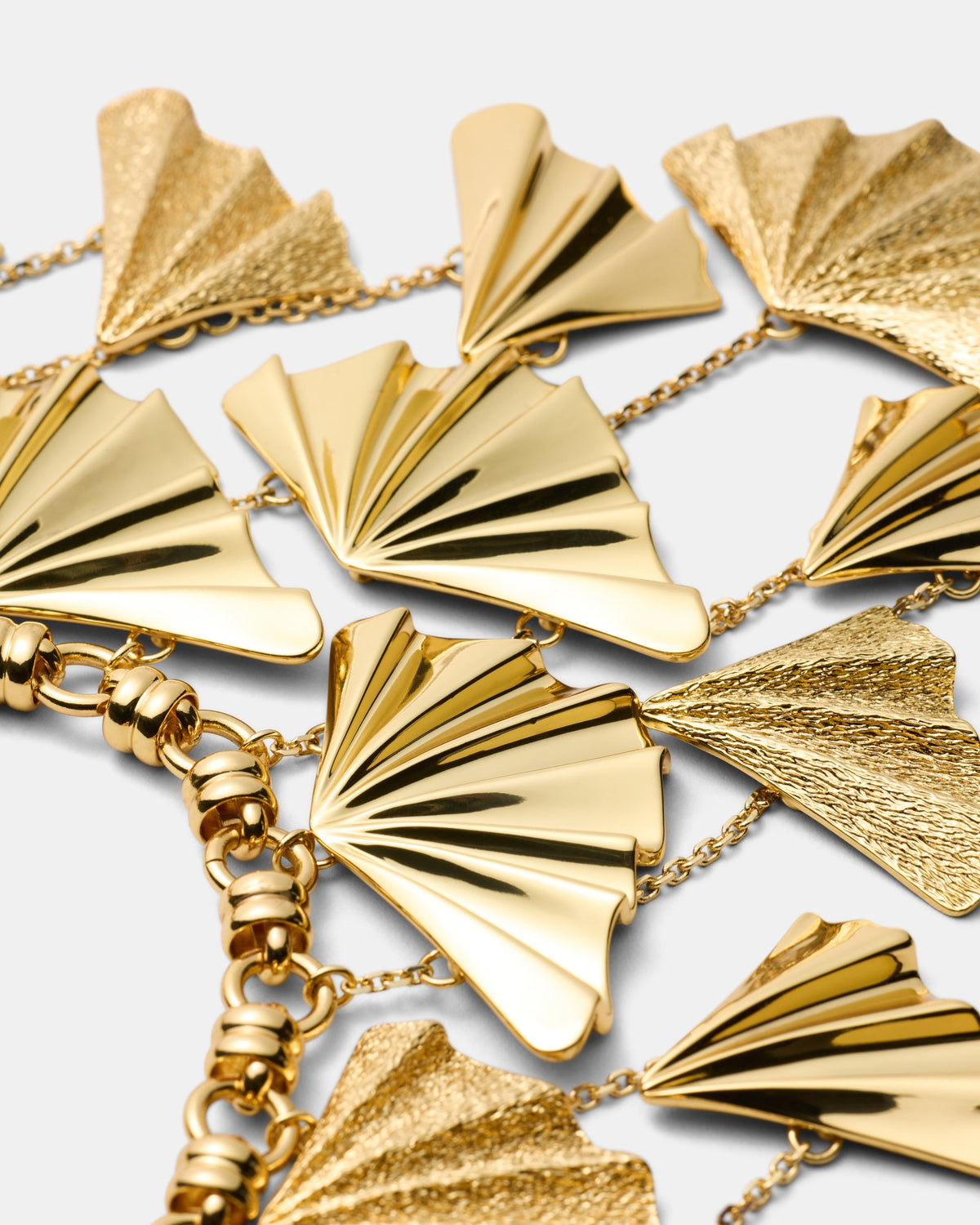 Fold Charm Necklace - Gold