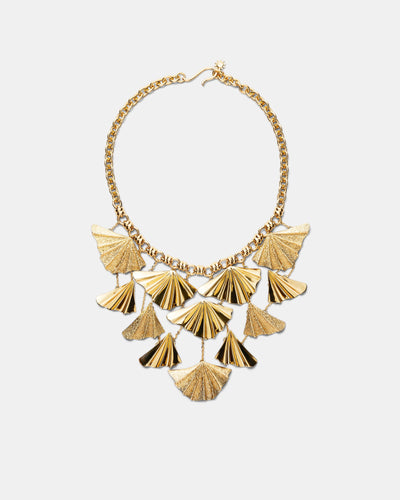 Fold Charm Necklace - Gold
