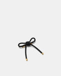 Glam Bow Hair Barrette - Black