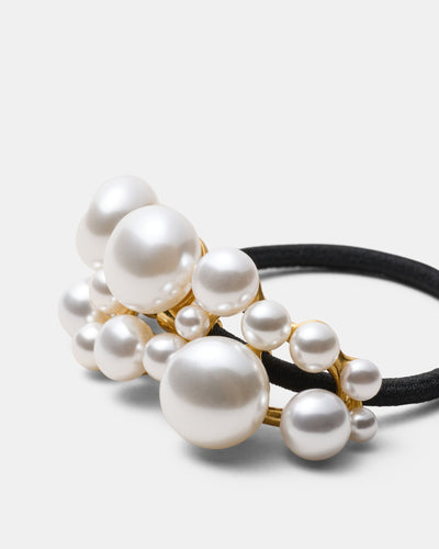 Pearly Hair Tie - Pearl