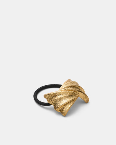 Fold Hair Tie - Gold