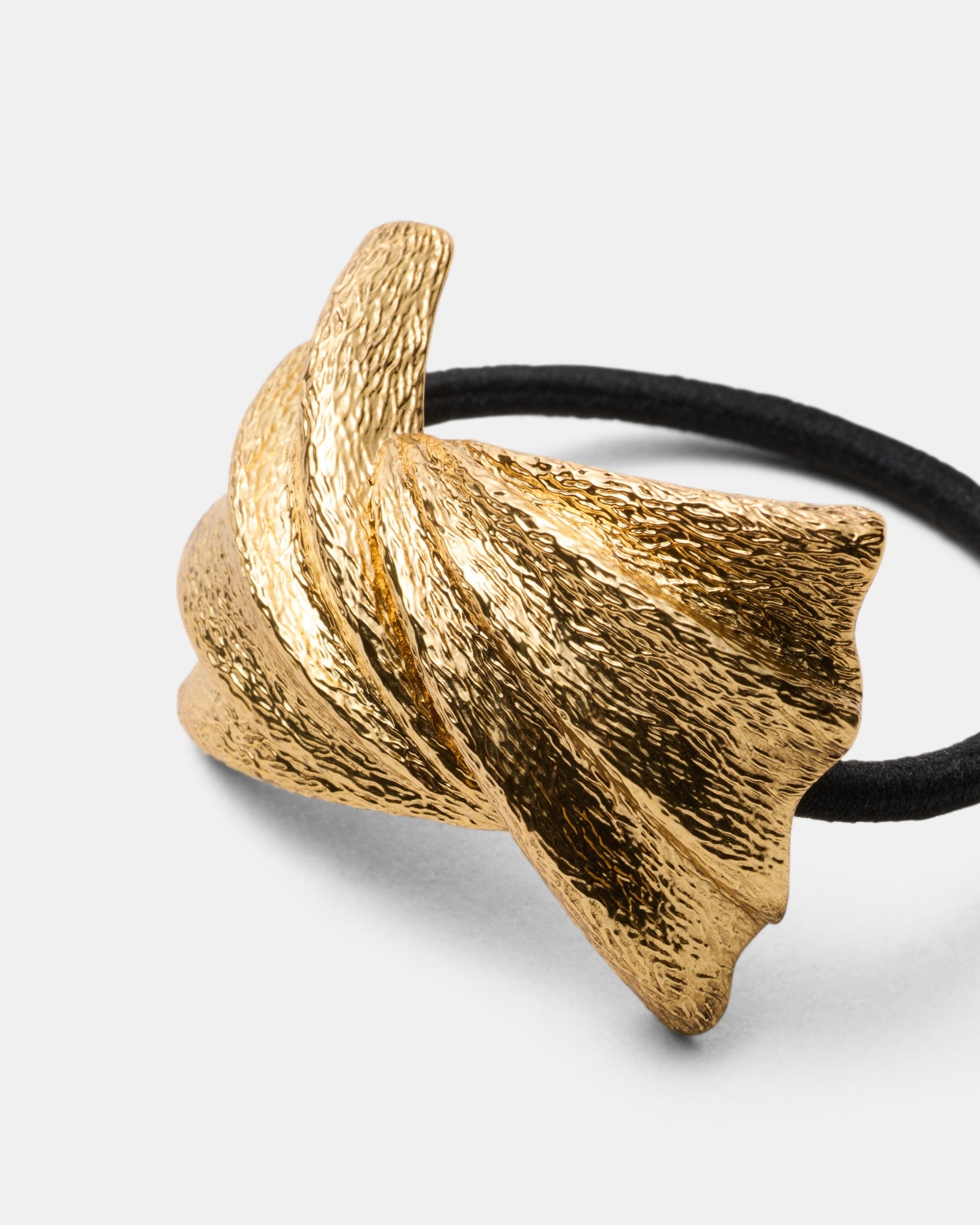 Fold Hair Tie - Gold