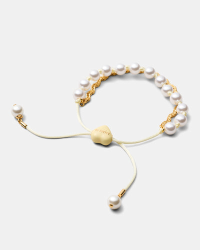 Heart Beat Bracelet - Buttermilk