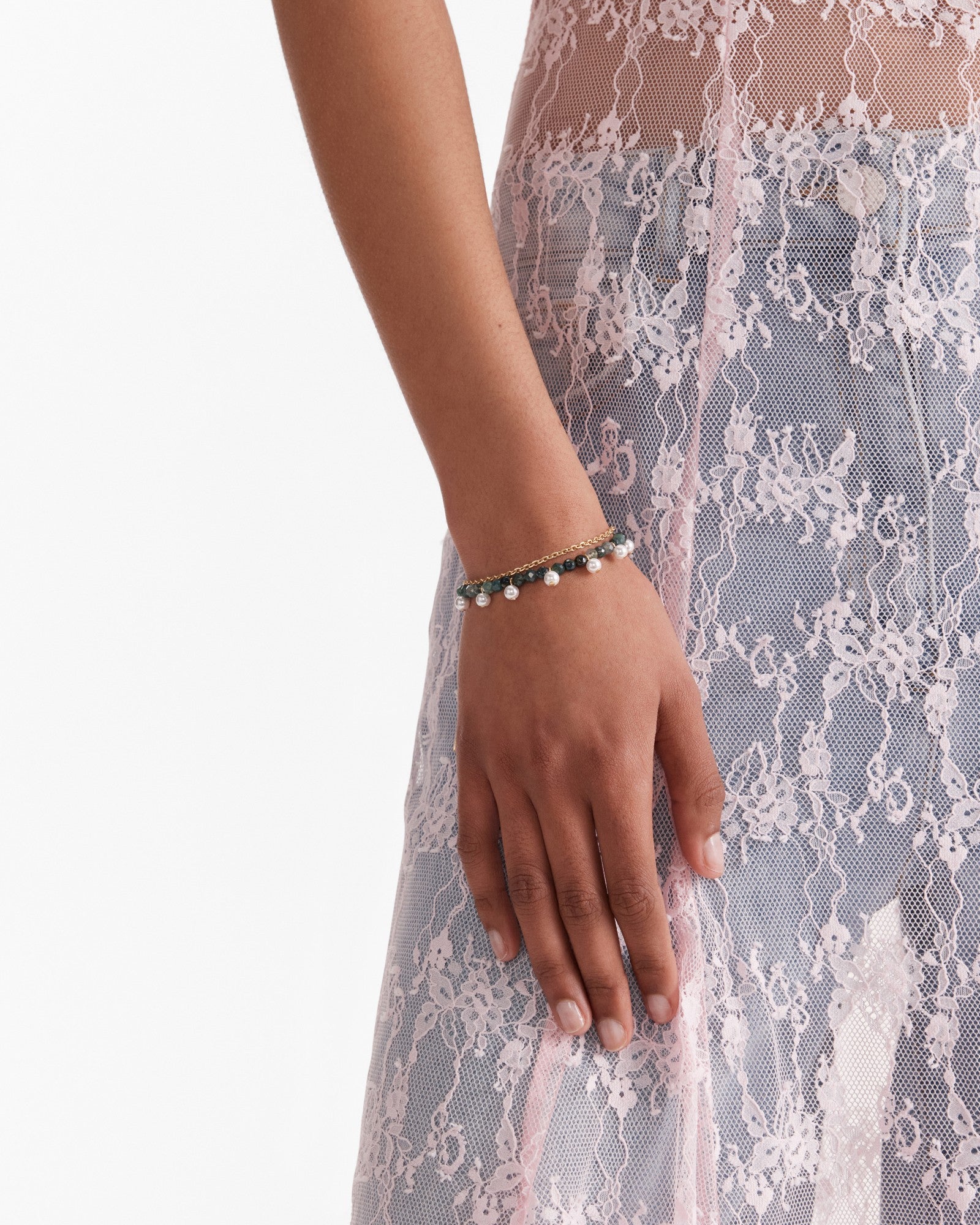 Divine Duo Bracelet - Grass Green