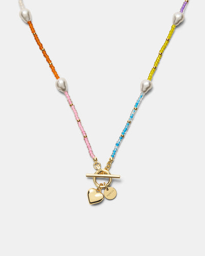 Love Me Pearl Necklace - Multicolour