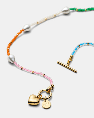 Love Me Pearl Necklace - Multicolour