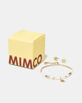 Impression Bracelet And Earrings Gift Box - Gold