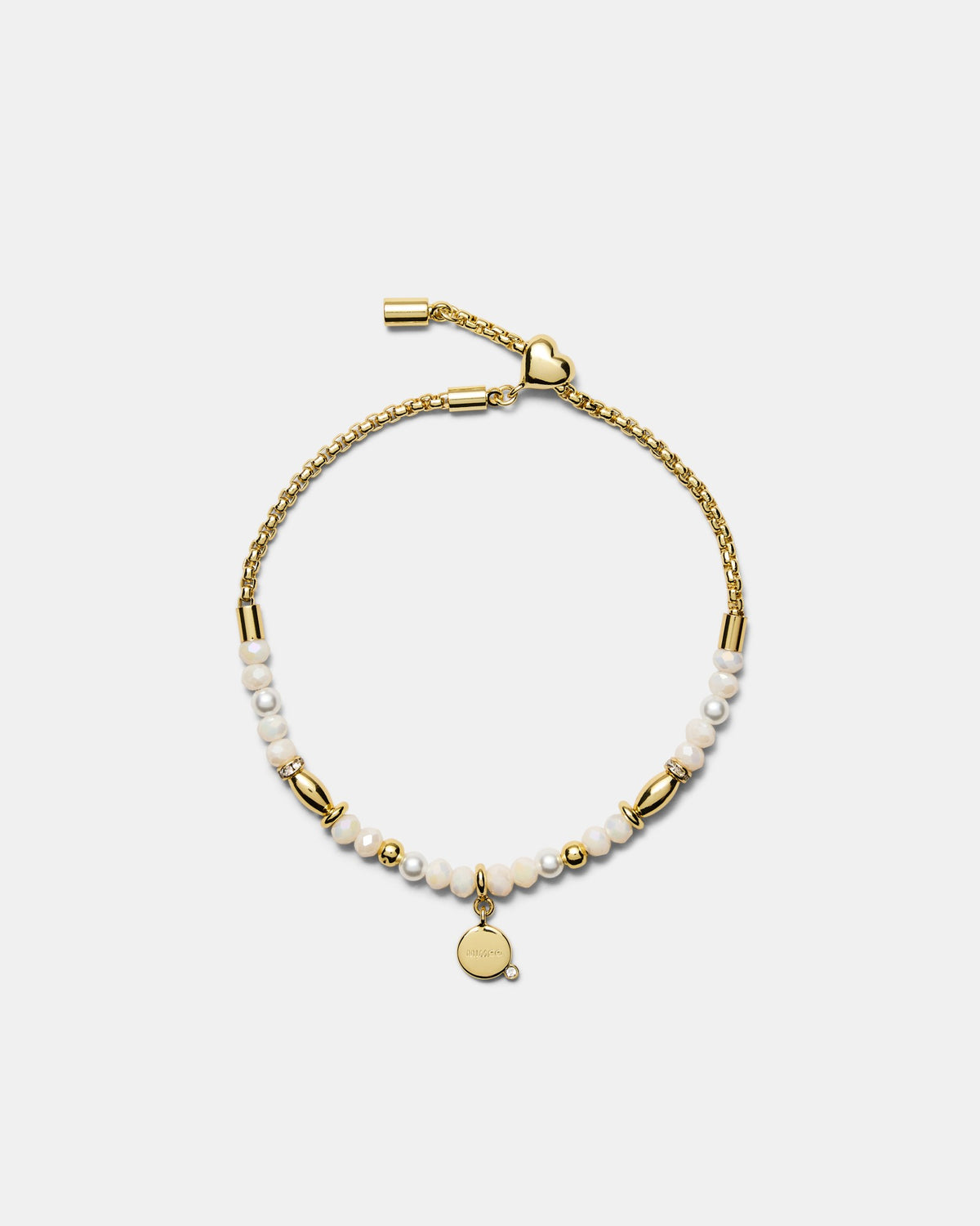 Impression Bracelet And Earrings Gift Box - Gold