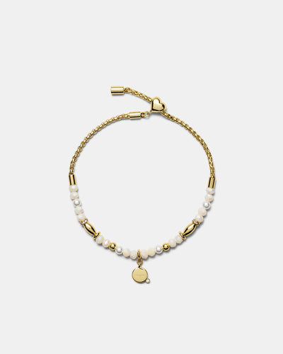 Impression Bracelet And Earrings Gift Box - Gold