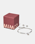 Impression Bracelet And Earrings Gift Box - Silver
