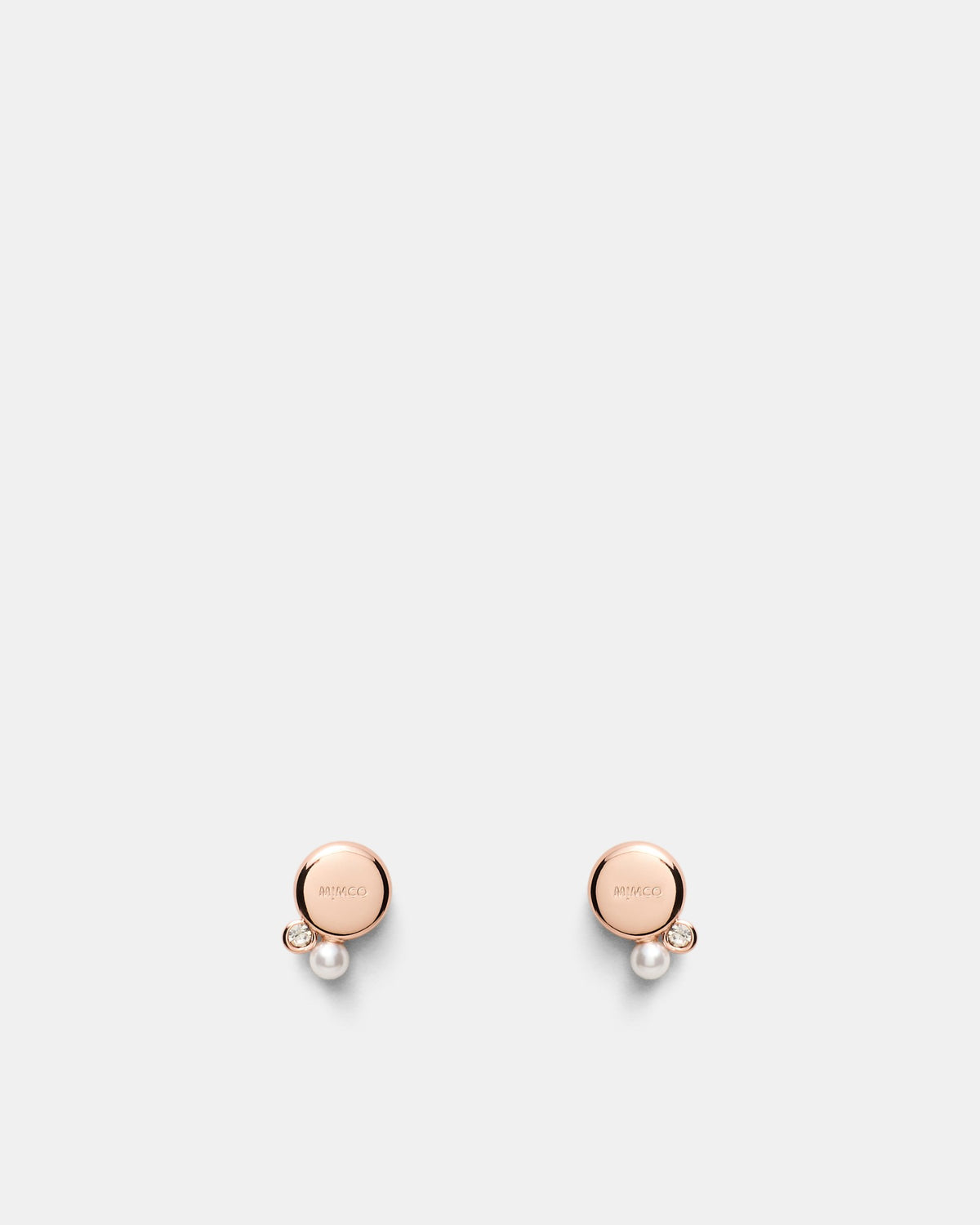 Impression Bracelet And Earrings Gift Box - Rose Gold