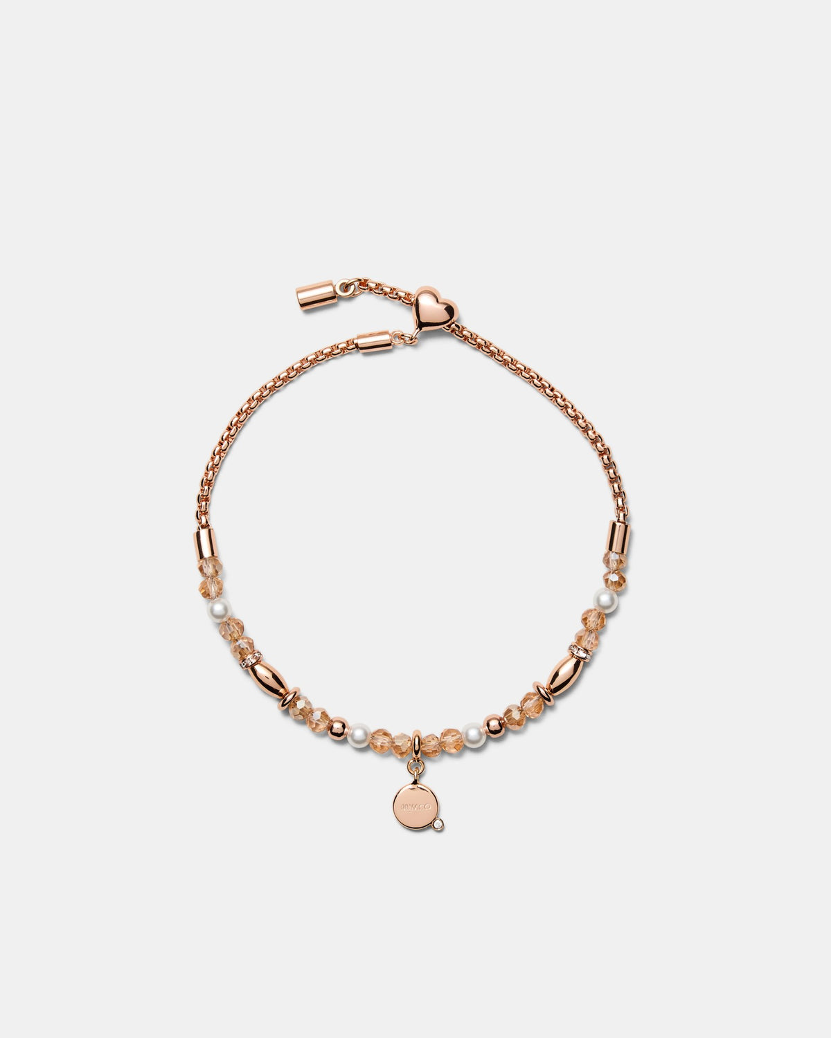 Impression Bracelet And Earrings Gift Box - Rose Gold