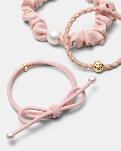 Lovely Hair Tie Set - Petal