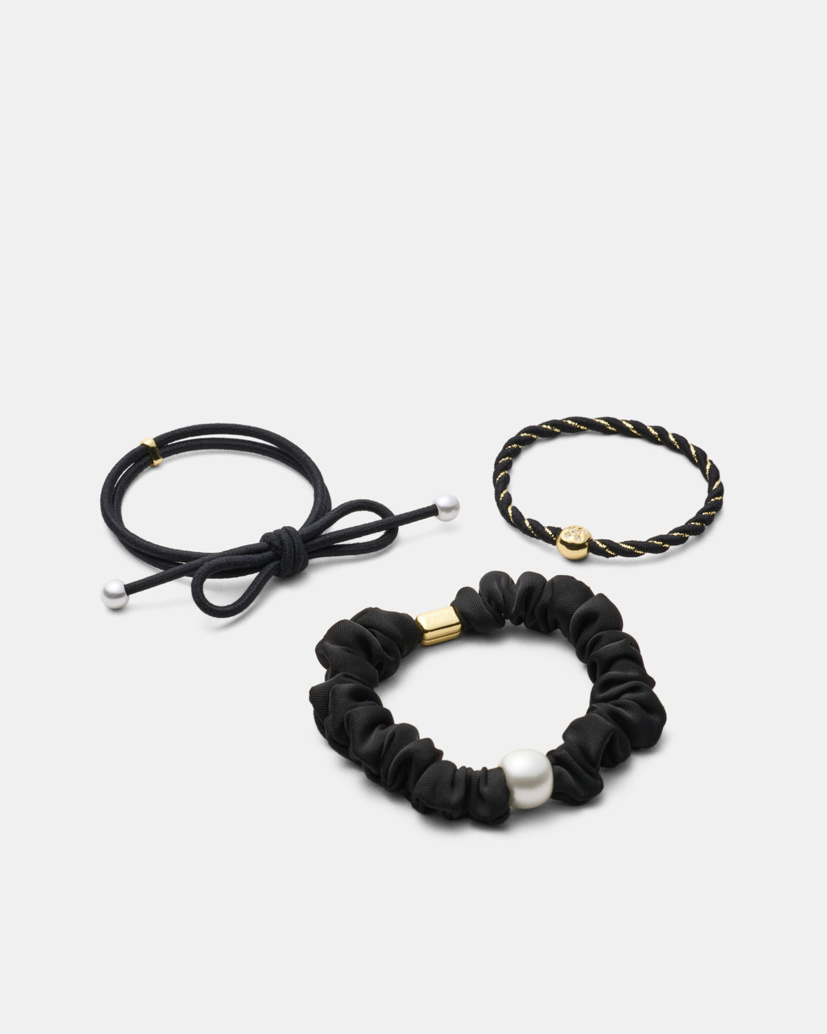 Lovely Hair Tie Set - Black