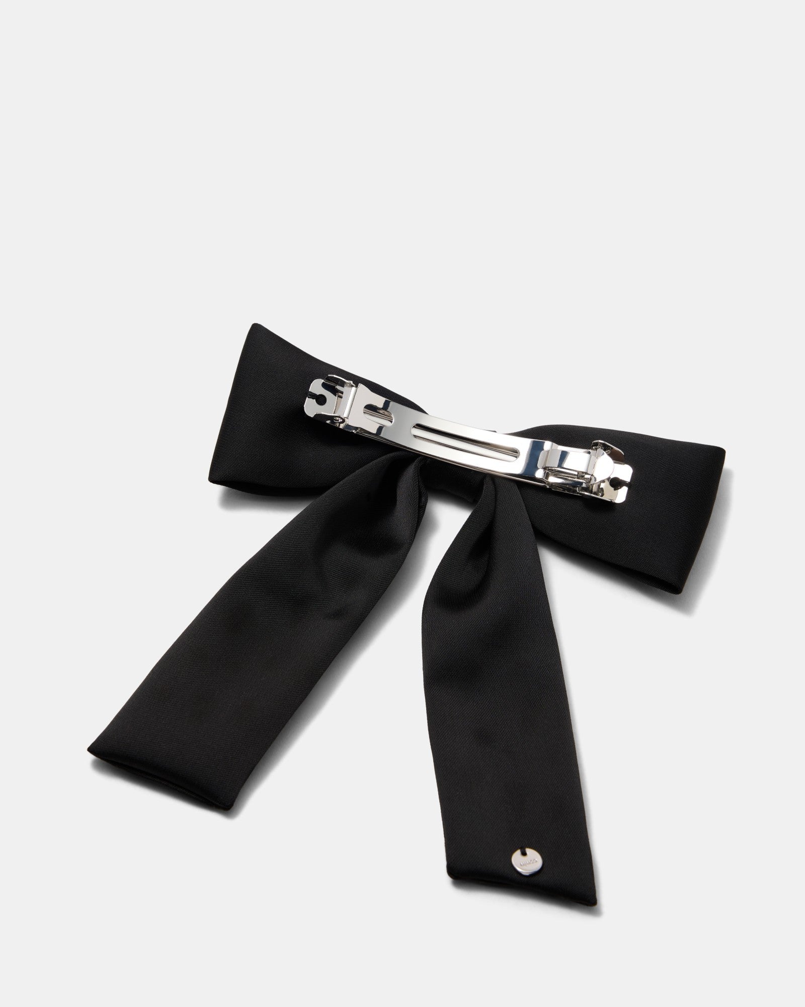 Queen Bow Hair Barrette - Black