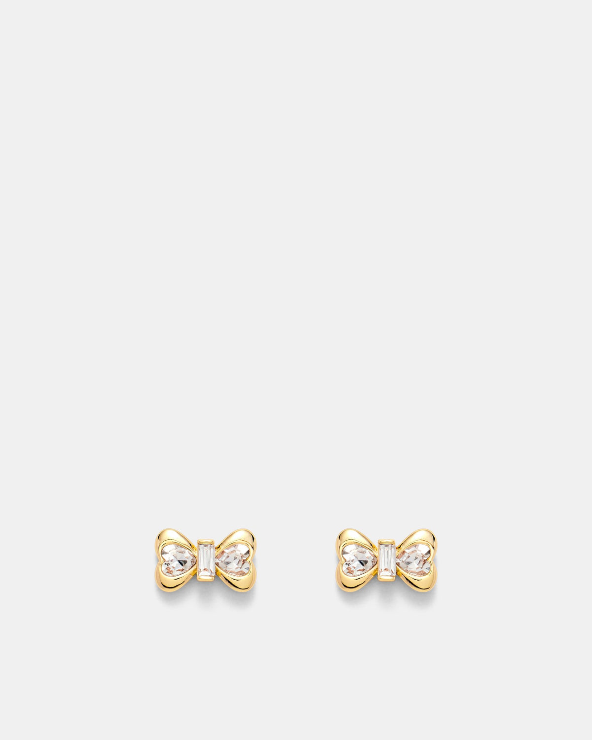 Encanto Bow Stud Earrings - Gold