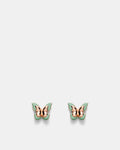 Butterfly Enamel Earrings - Willow