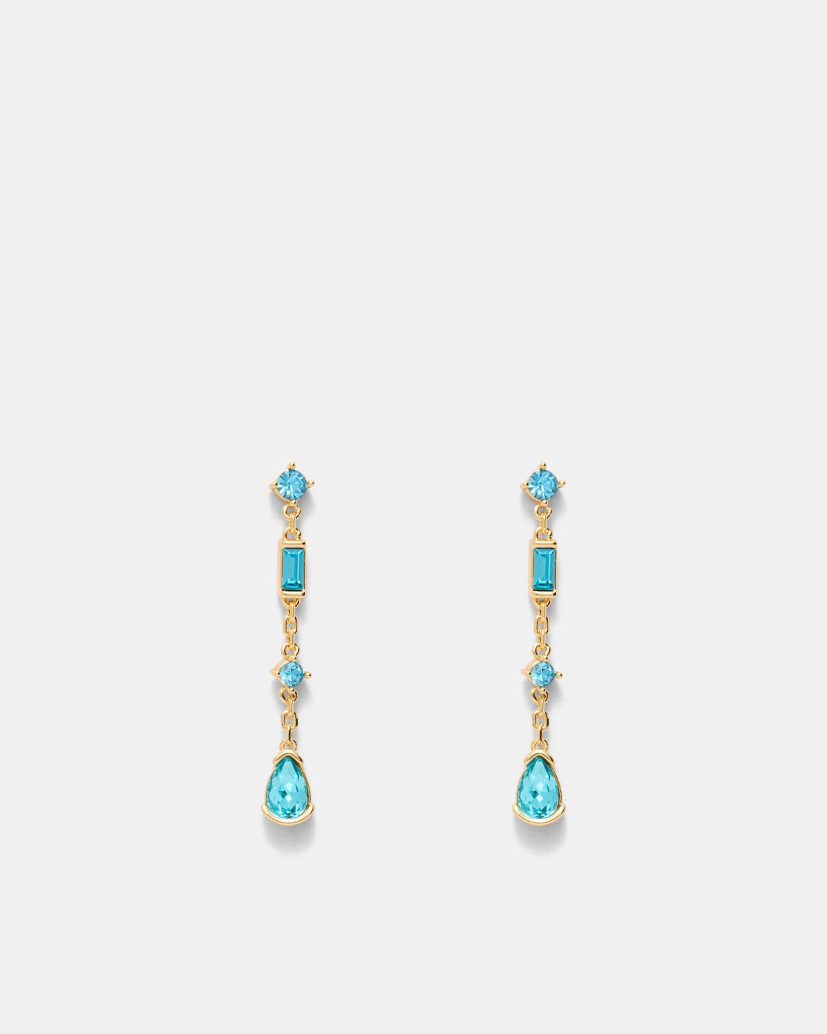 Temptation Drop Earrings - Blue Haze