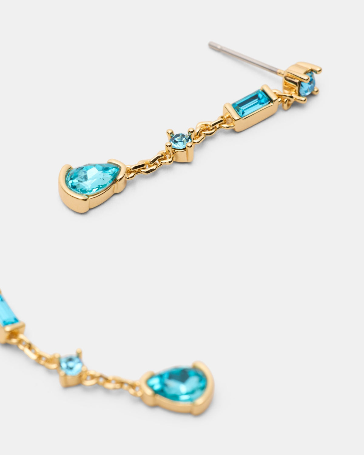 Temptation Drop Earrings - Blue Haze