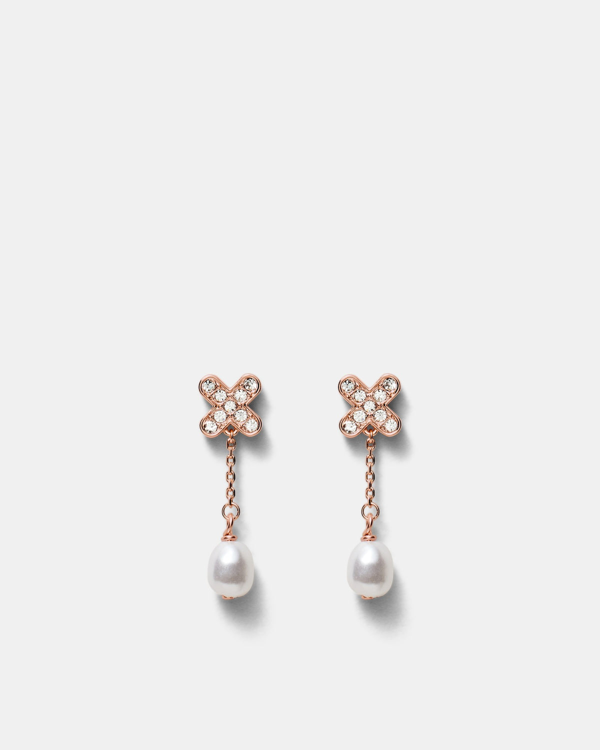 Adorbs Pearl Earrings - Rose Gold
