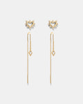 Cupid Duo Earrings Set - Gold