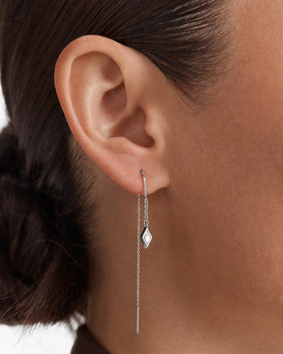 Cupid Duo Earrings Set - Silver