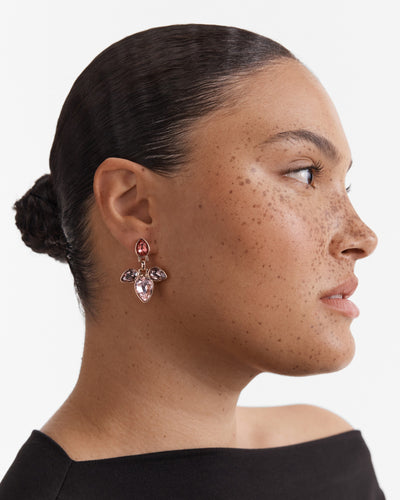 Bumper Pear Earrings - Petal