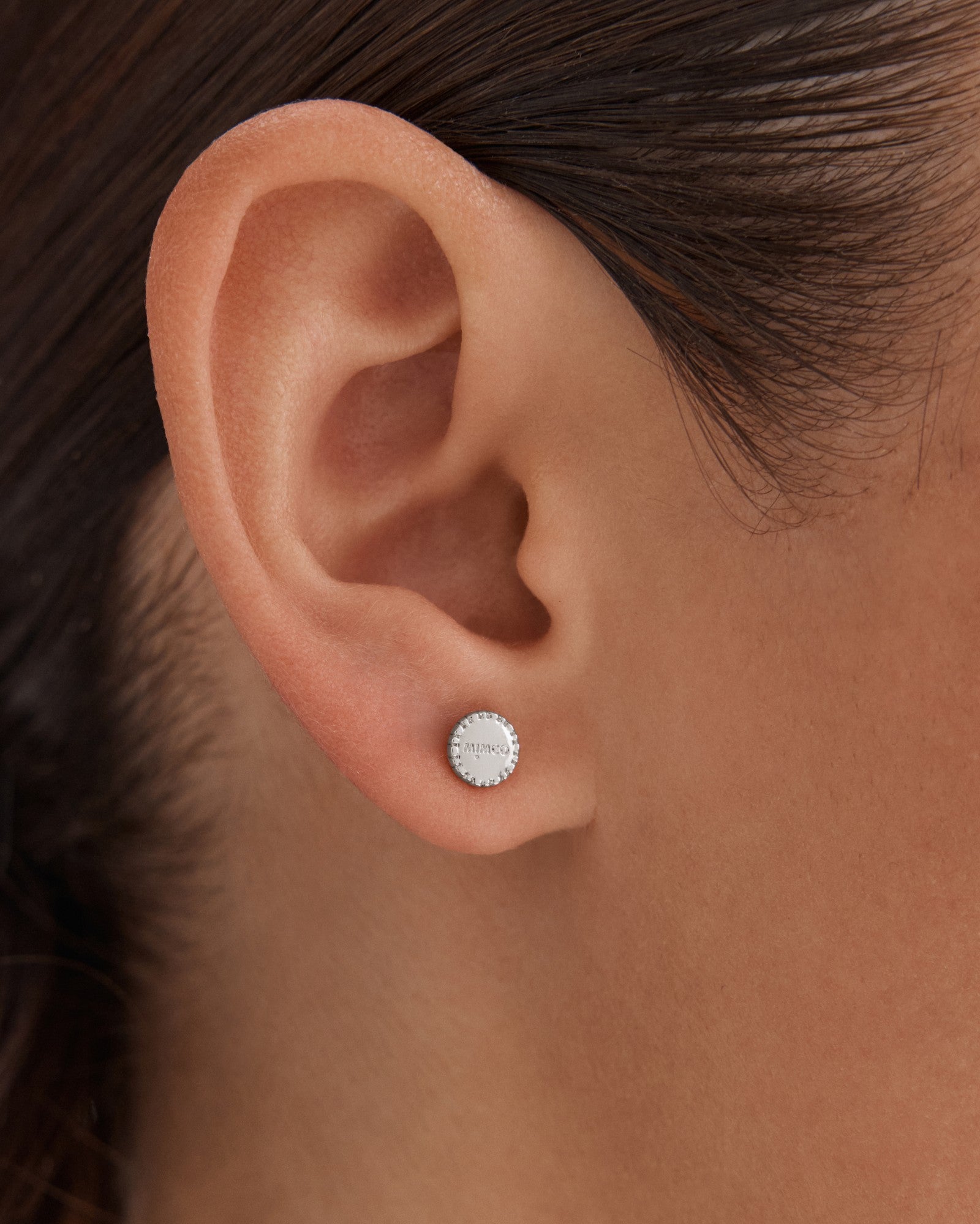 Heartfelt Stud Earrings Set - Silver