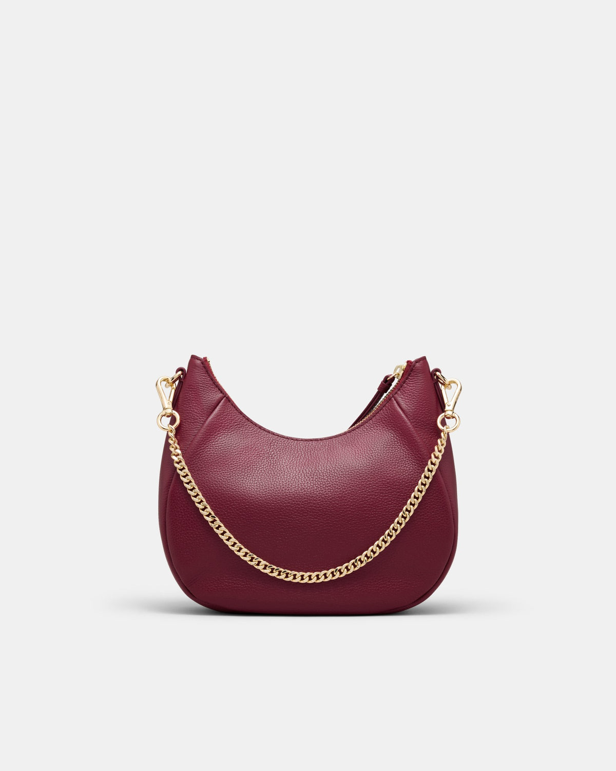 Lily Crescent Crossbody Bag - Bordeaux