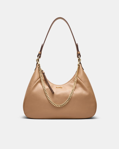Lily Shoulder Day Bag - Caramel