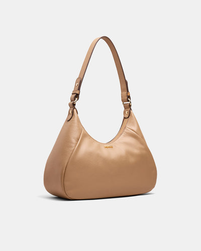 Lily Shoulder Day Bag - Caramel