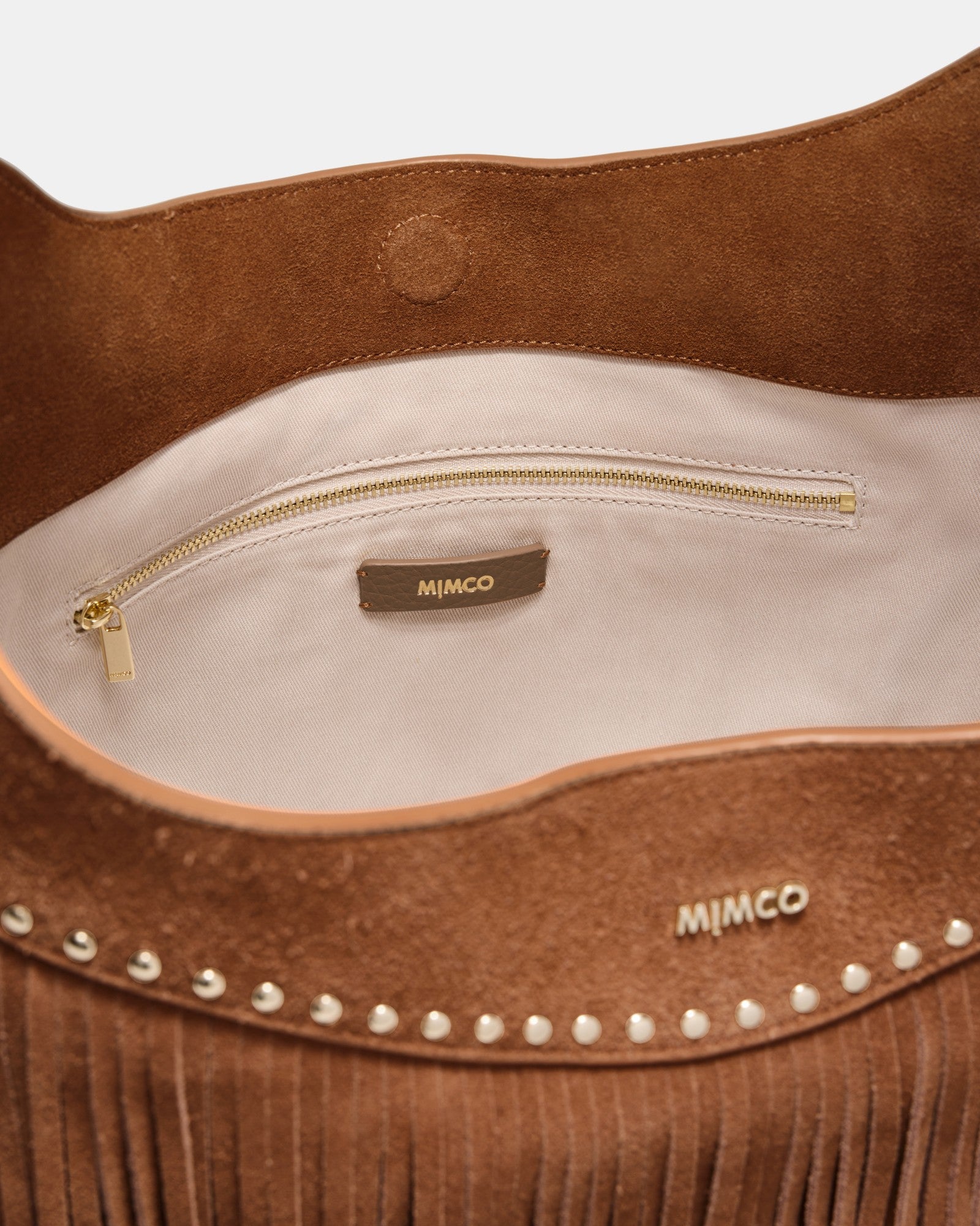 Rebel Fringe Hobo Bag - Pecan