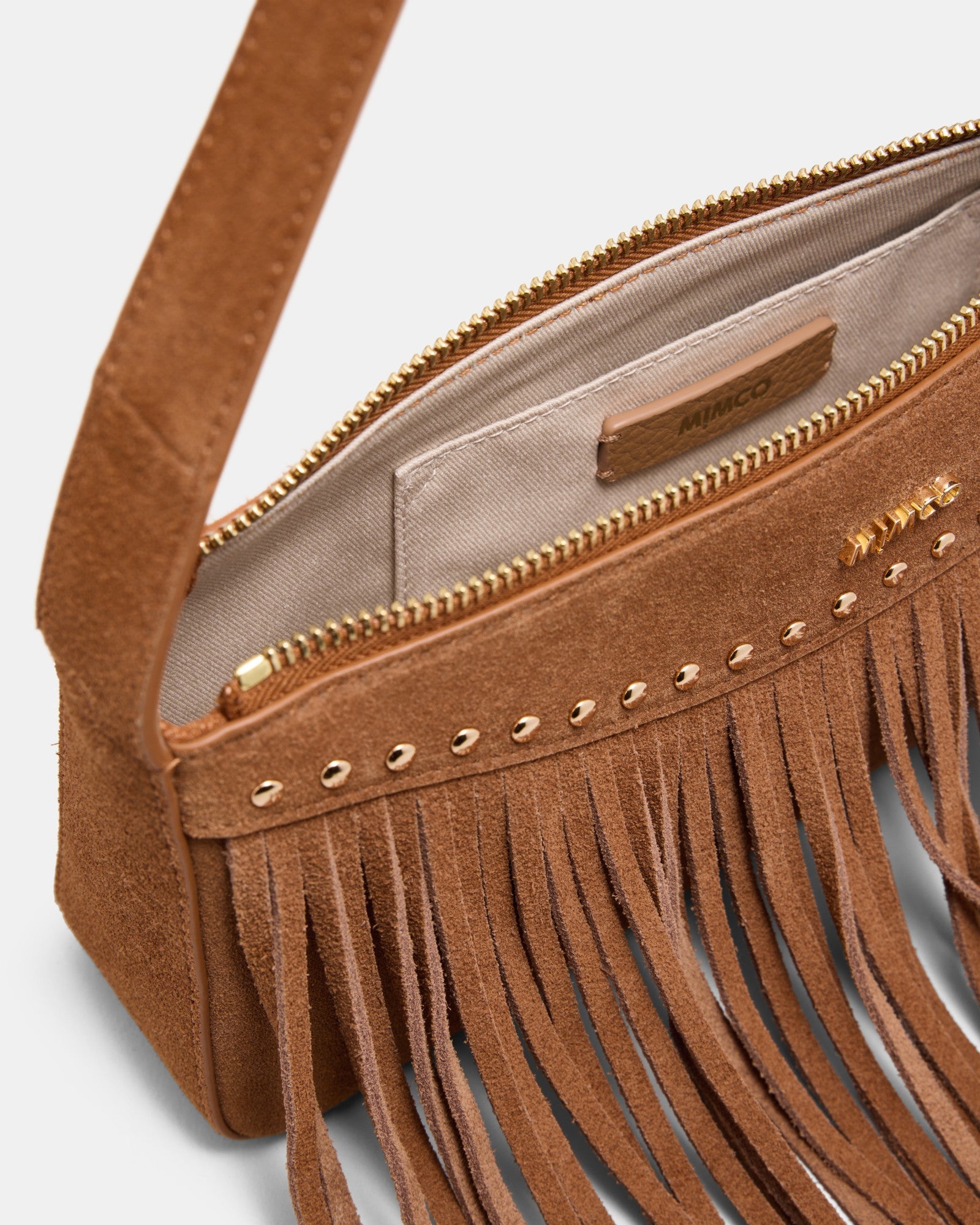 Rebel Fringe Shoulder Bag - Pecan
