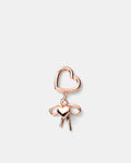 Bow Keyring - Rose Gold