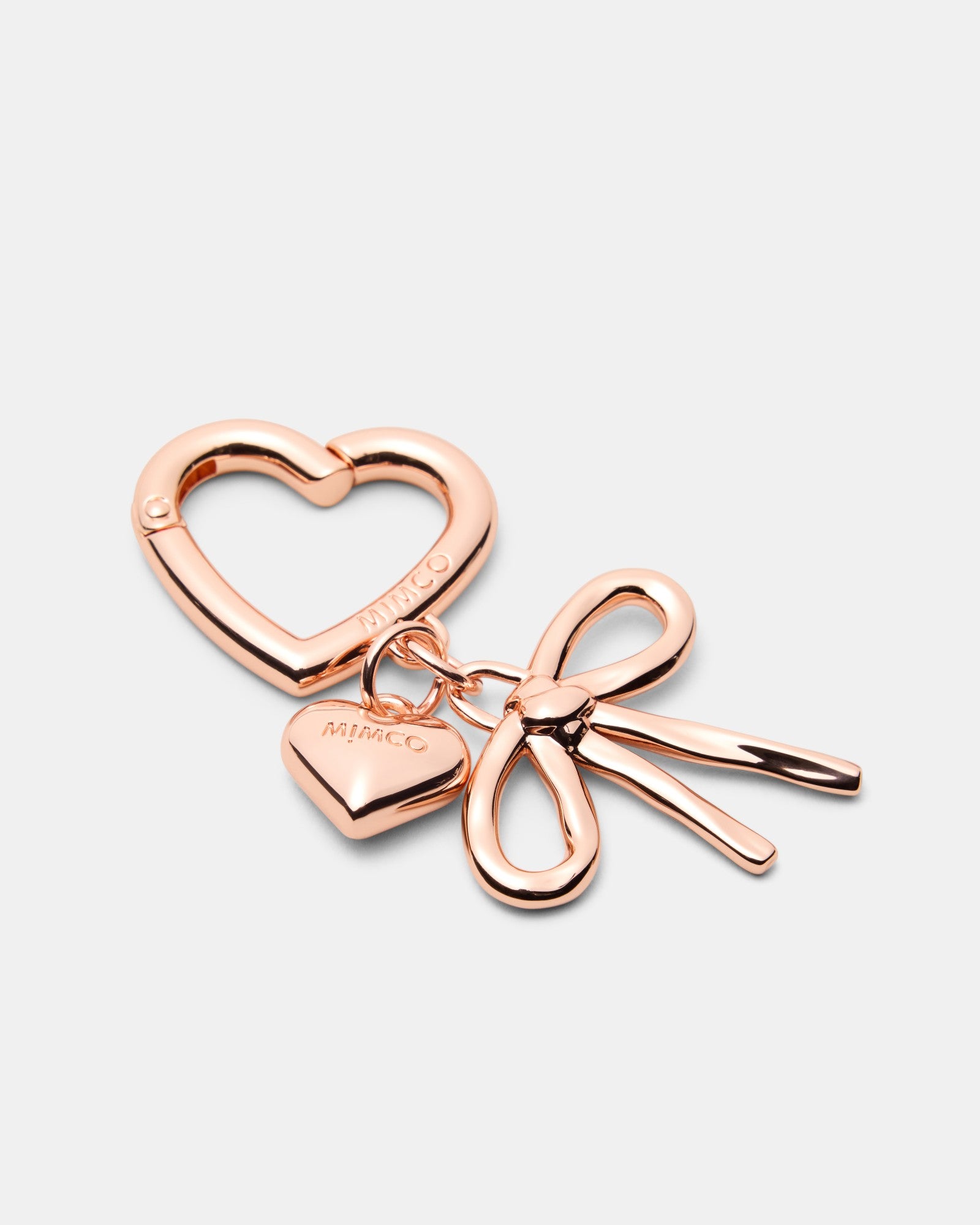 Bow Keyring - Rose Gold