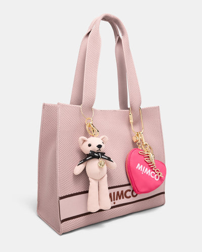 Mimco Carabiner Keyring - Light Gold
