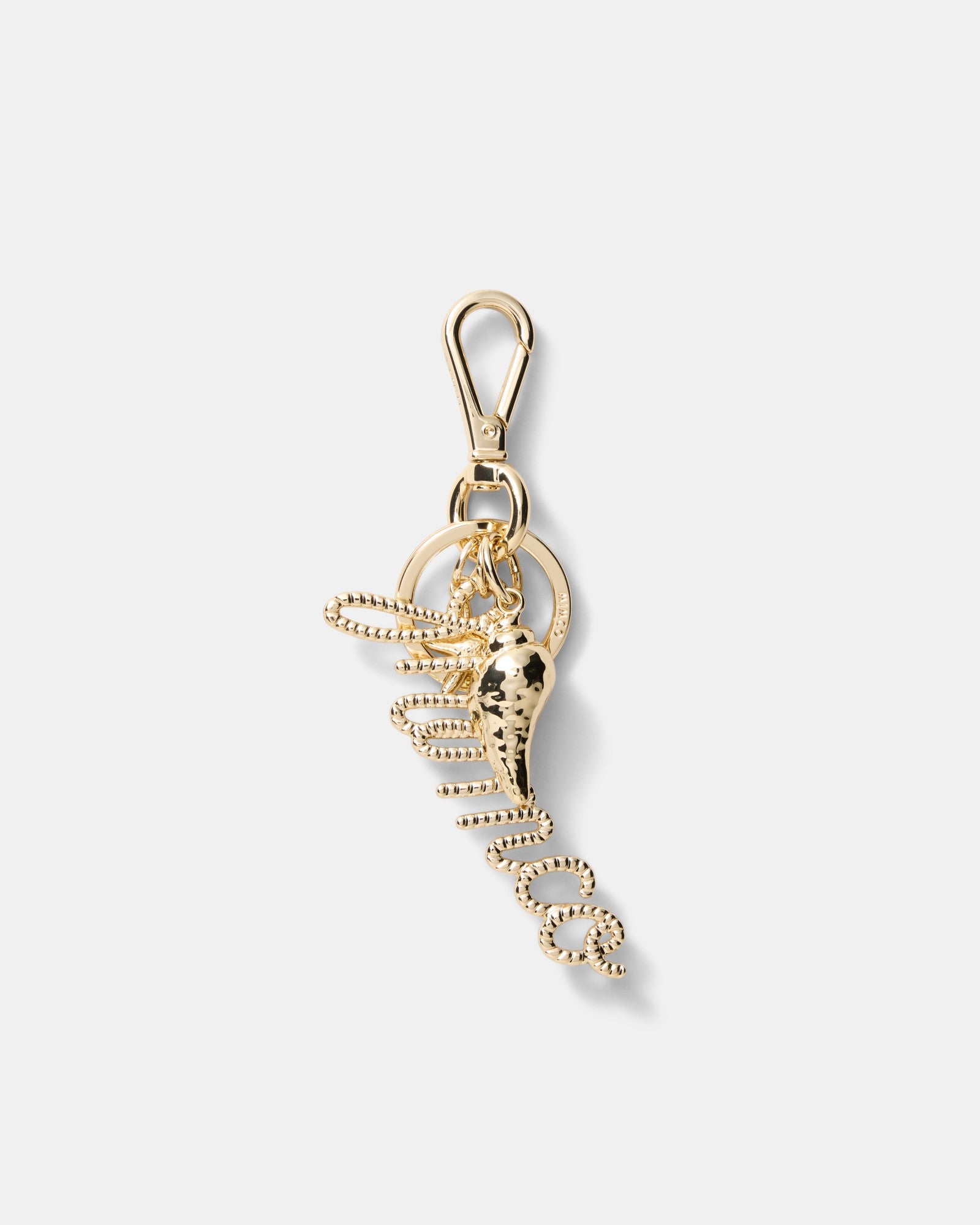 Mimco Roped Keyring - Light Gold