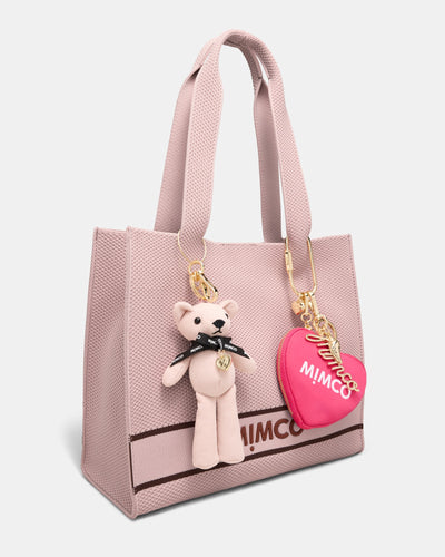Mimco Roped Keyring - Light Gold