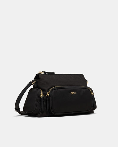 Horizon Pocket Crossbody Bag - Black