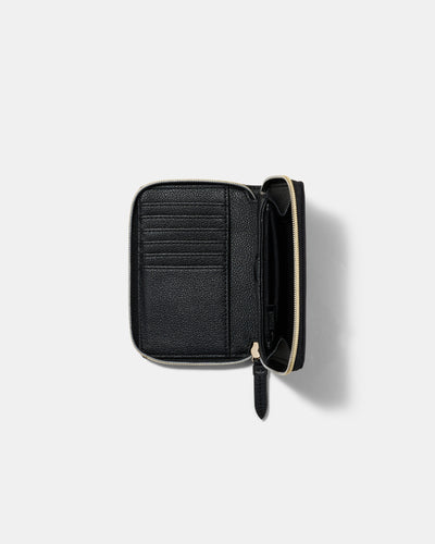 Brunswick Medium Wallet - Black Light Gold