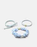 Lovely Hair Tie Set - Sky Blue
