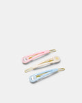 Mimco Trio Hair Clip Set - Pink Multi