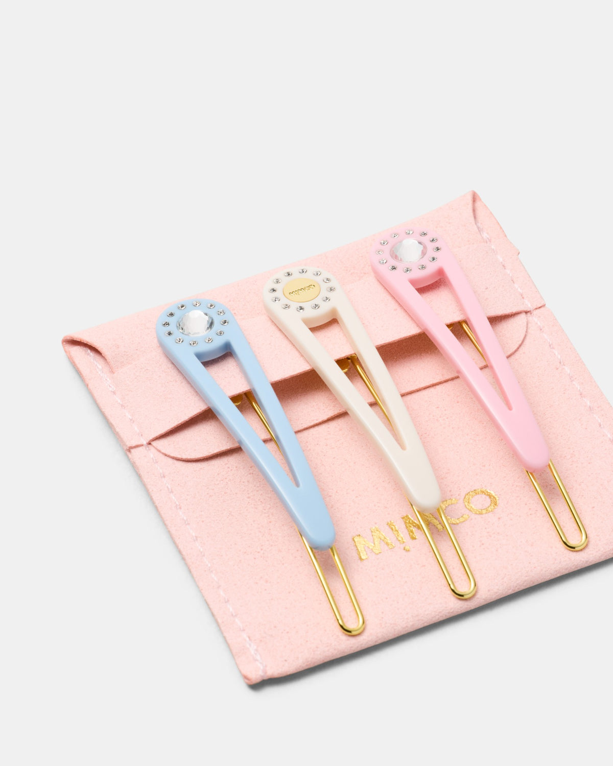 Mimco Trio Hair Clip Set - Pink Multi