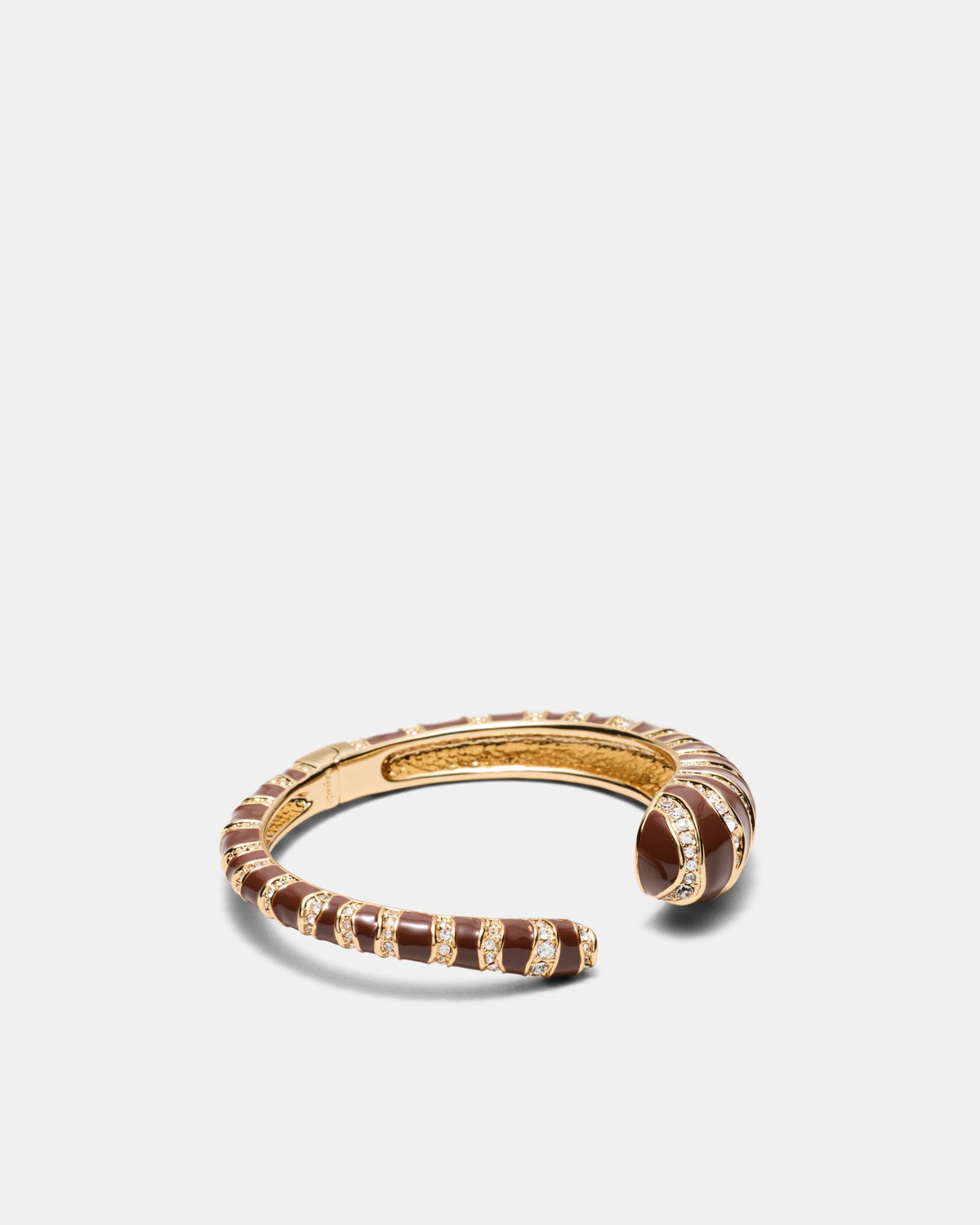 Chi Chi Enamel Cuff Bracelet - Choc Berry