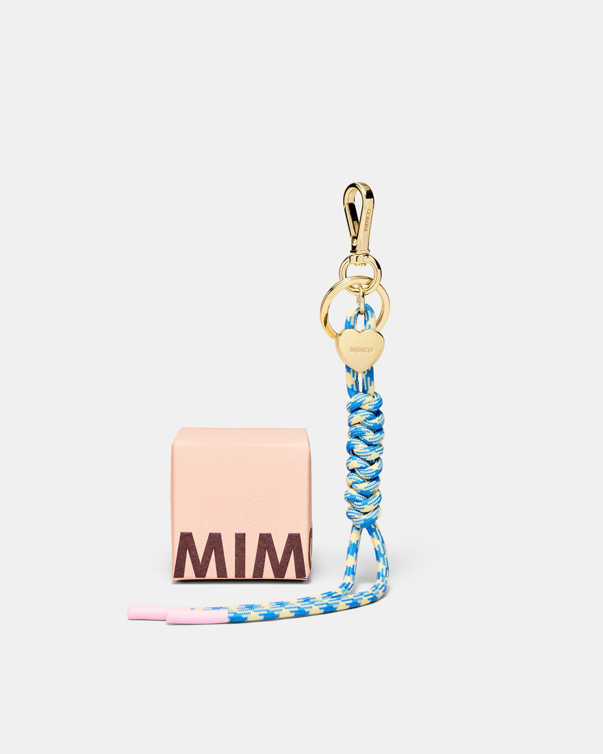 Bungee Heart Bag Charm Gift Box - Iceberg